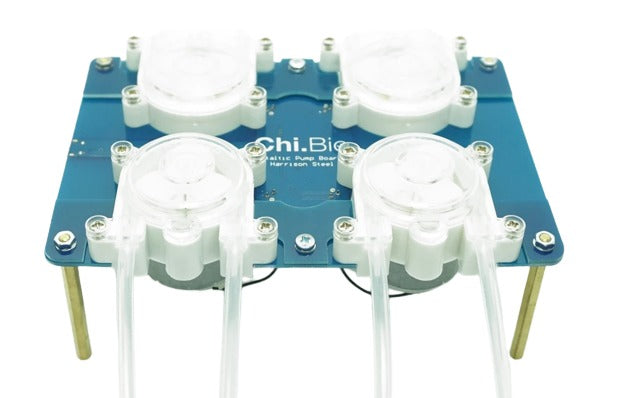 Chi.Bio reactor unit with peristaltic pumps