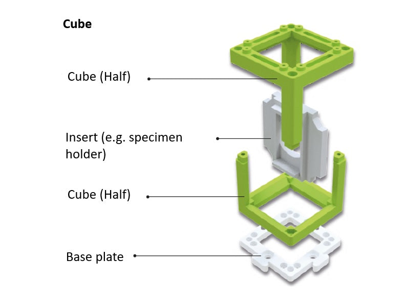 Uc Cube UC2 - Cubes with base plates - LABmaker