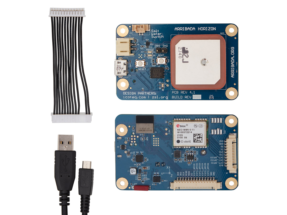 PCBs with Cables and Micro USB Cable