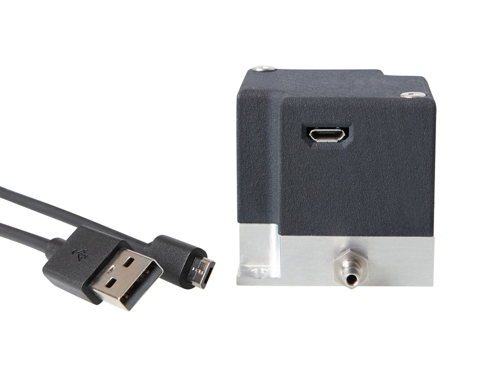 Close-up view of the Senyo Lab Pressure Regulator showing sensors and valves