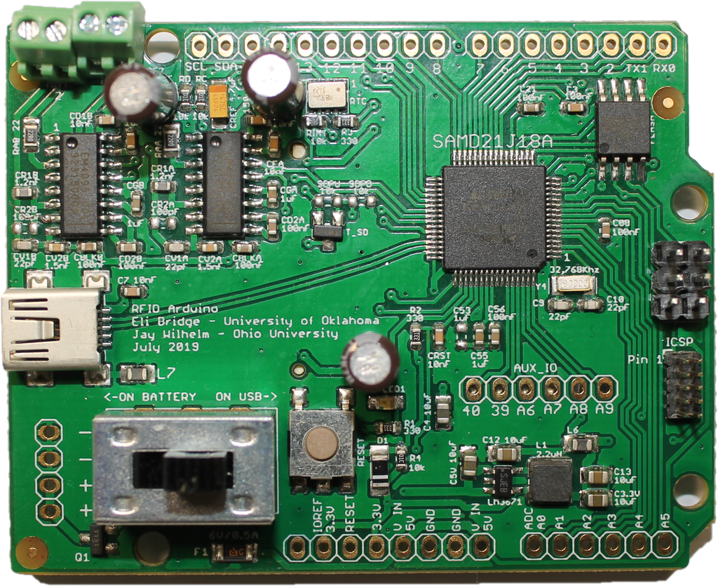 ETAG dual RFID Reader used for etag wildlife tag in ecological research-PCB
